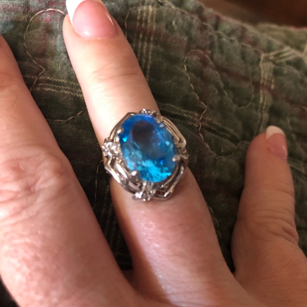 Blue Topaz Ring